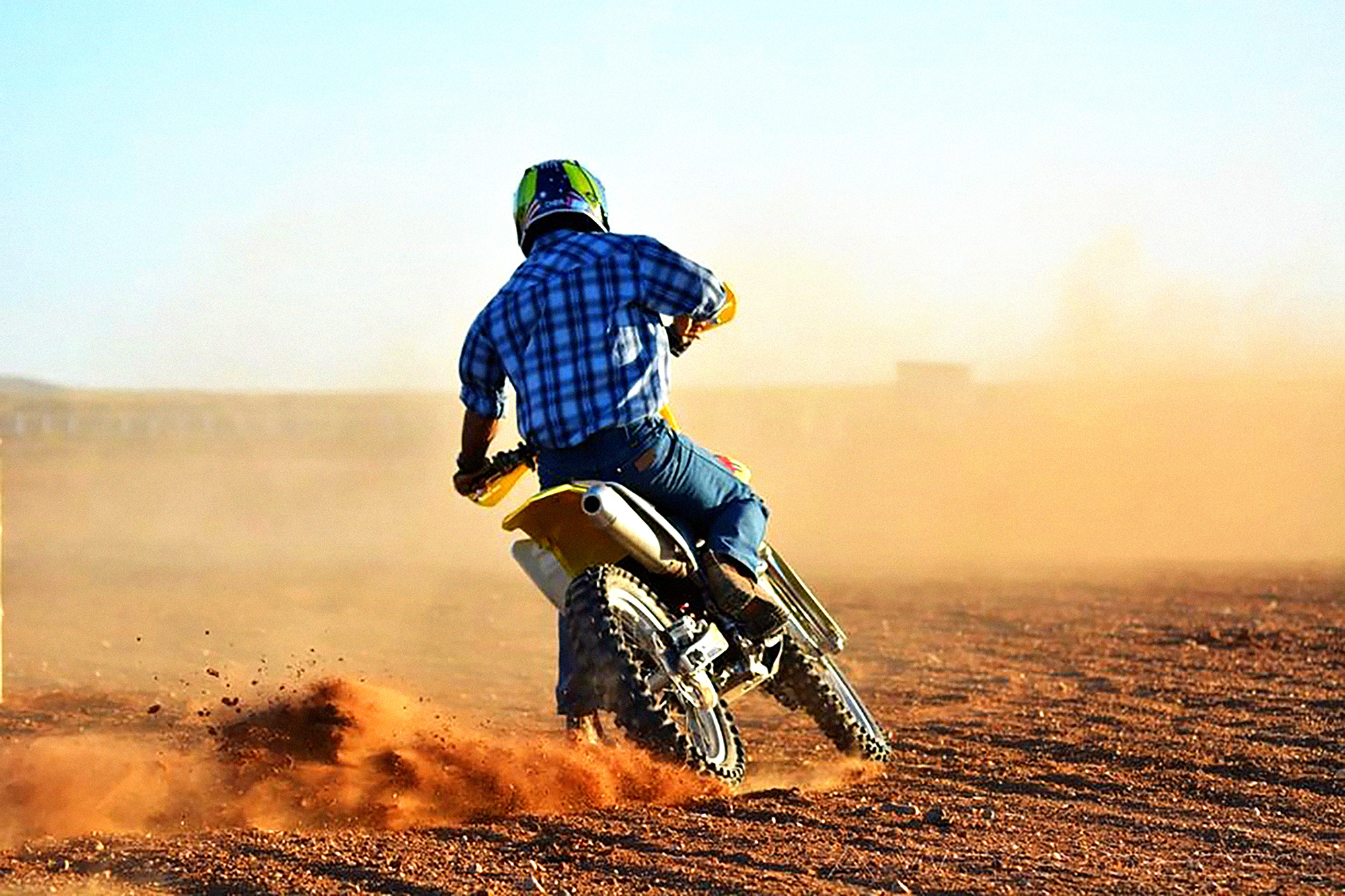 Annual Motorkhana motorcycle event in Marree